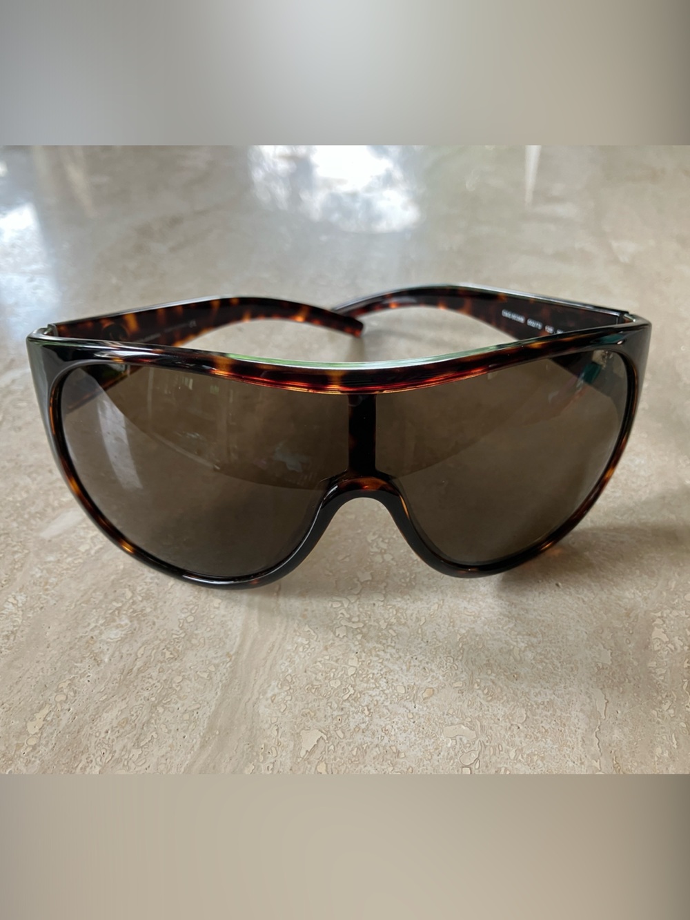Dolce & Gabbana Tortoiseshell Shield Women’s Sunglasses - DG 8035B 502/73